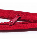 Zip spirálový červený 5 mm metráž