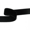 Zip elastický 30 mm barva černá, metráž
