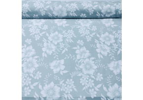 Bavlněná látka Rikardo na Šedo-Zeleném