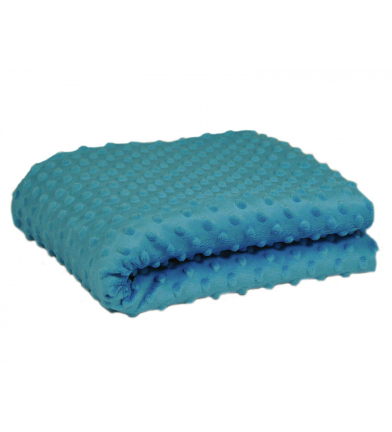 Minky 380 látky mikroplyš puntik barva Smaragd