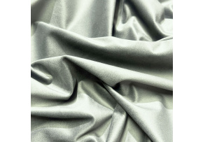 Velurová potahová látka, Velluto, Stříbrná