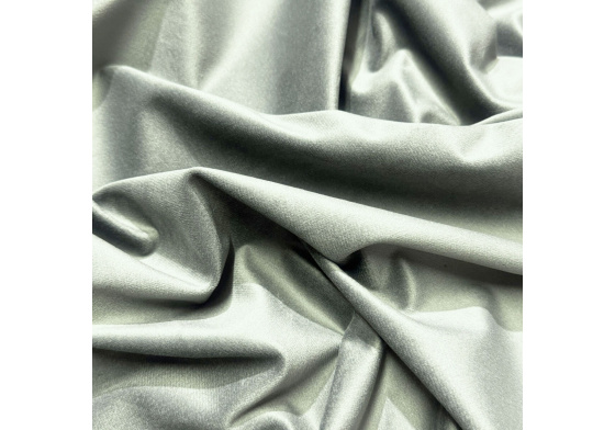 Velurová potahová látka, Velluto, Stříbrná