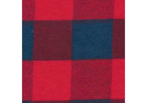 Bavlněná flanelová látka vzor kostka modrá 4x4 cm 