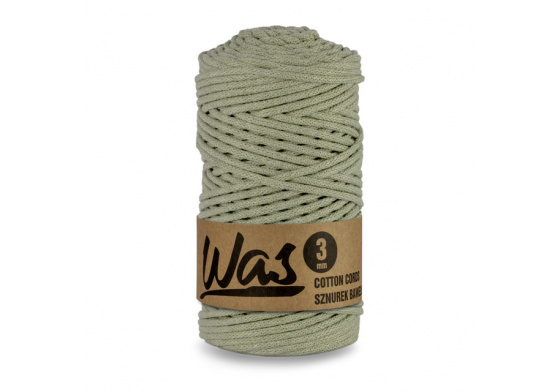 Bavlněná šňůra 3mm, 100m, OLIVÁ