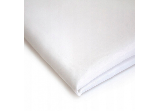 Látka PODŠÍVKA POLYESTEROVÁ barva BÍLÁ