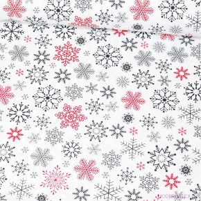Vánoční bavlněná dekorační látka, metráž 160 cm, vzor 1407