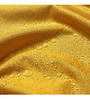 Vodoodpudivá látka Oxford s PU zátěrem, 200 g/m², šíře 160 cm, žlutá