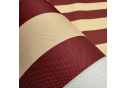 Venkovní látka na zahradní lehátka a houpací sítě barva Béžovo-Bordová, 5 cm