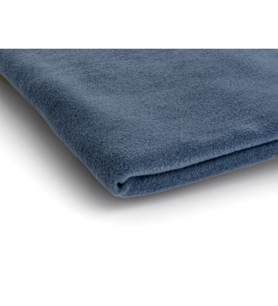 Polar fleece látka 200 g/m², šířka 150 cm, denim, metráž