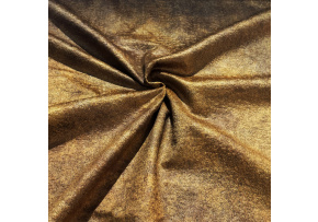 Velurová potahová látka, Infinity, Jantarová