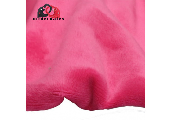 Minky mikroplyš jednobarevné barva fuchsia