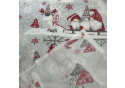 Vianočný vzor bavlnenej látky 1451, metráž 160 cm