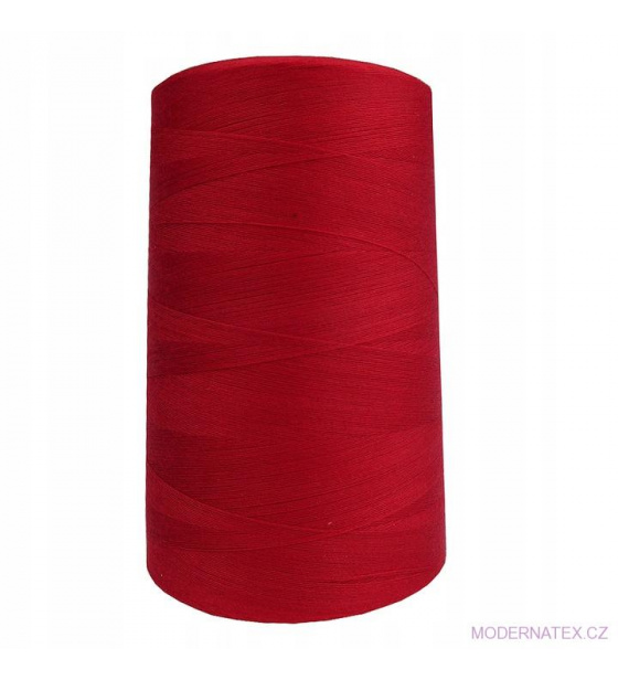 Nitě VIGA 120 do overloků 5000m barva červená 216