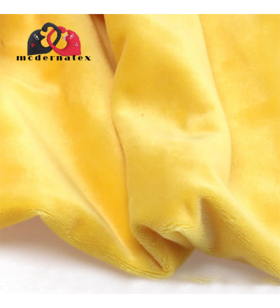 Minky mikroplyš jednobarevné barva žlutá