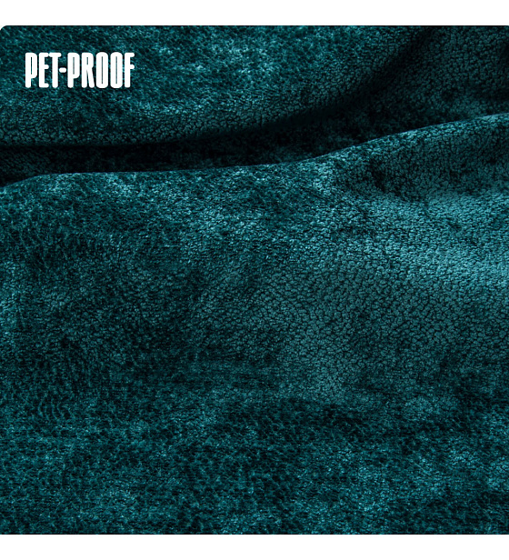Potahová látka Aphrodite Teal pro nábytek, metráž - Pet Proof