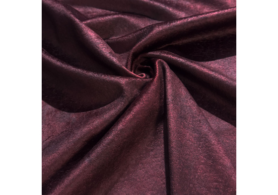 Velvet upholstery fabric, Infinity, Ruby Red
