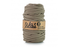 Bavlněná šňůra 9mm, 50m, tmavě béžová 330