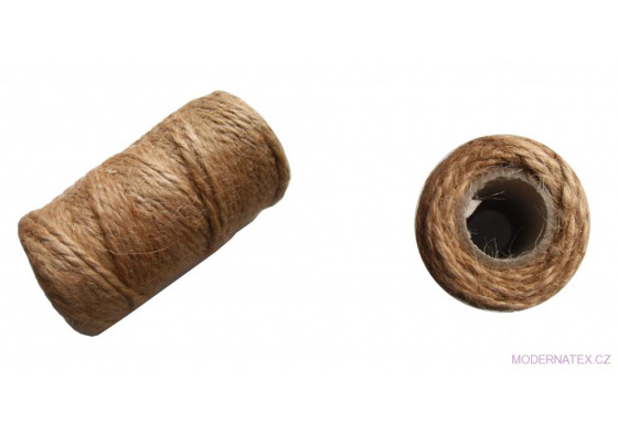 Přírodní jutový provázek 440X4 100 gr (64 m)