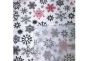Vianočný vzor bavlnenej látky , metráž 160 cm