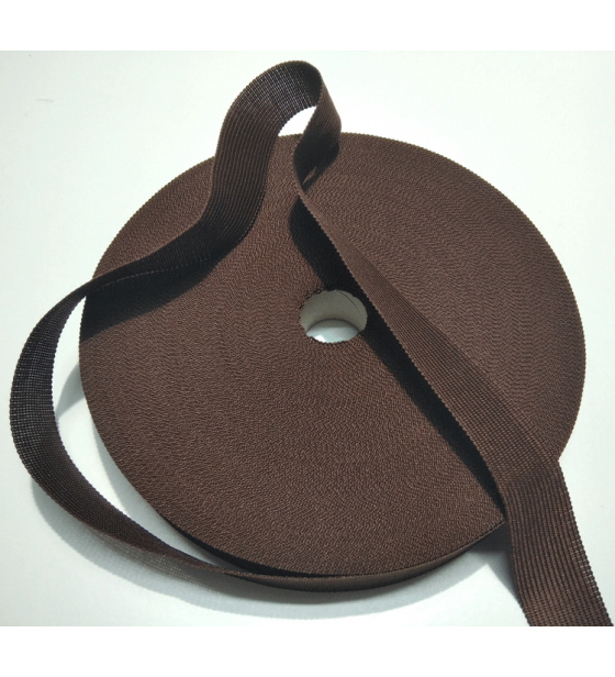 Lemovací proužek  PES 15 mm  barva hnědá