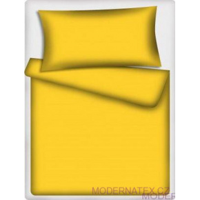 Jednobarevná bavlněná látka žlutá 503-1