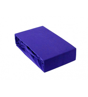 Prostěradlo s gumou 180x200 cm Jersey, barva Chabrová