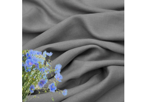 Přírodní lněná látka Julia, Šedá(9119), 154 gr/m2