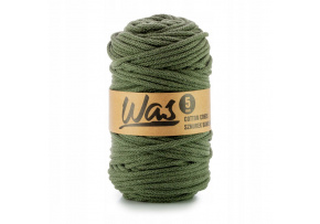 Bavlněná šňůra 5 mm, 100 m, khaki 250