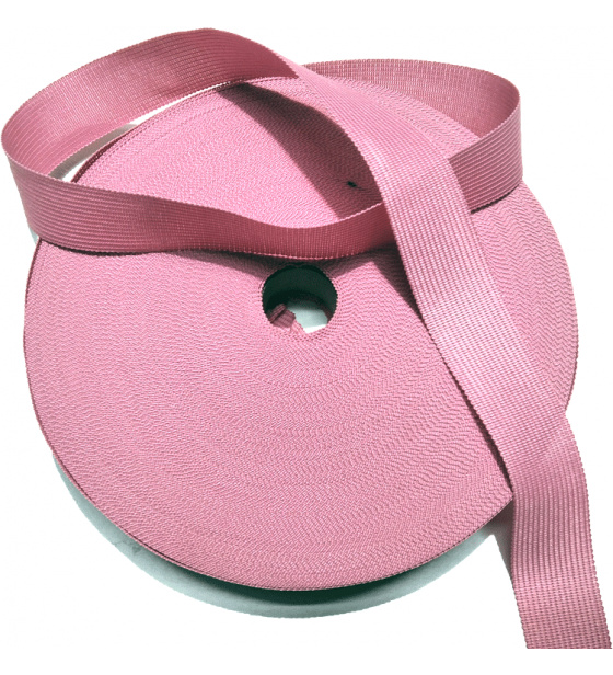 Lemovací proužek  PES 25 mm  barva růžová