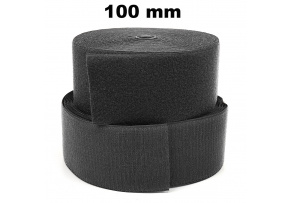 Pásek na suchý zip našívací Háček a Smyčka set barva grafitová 100 mm x 25 bm Pásek na suchý zip našívací Háček a Smyčka set barva grafitová 100 mm x 25 bm