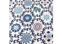 Dětské bavlněná látka metráž vzor Oriental modré