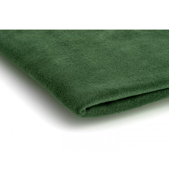 Polar fleece látka 200 g/m², šířka 150 cm, tmavě zelený, metráž
