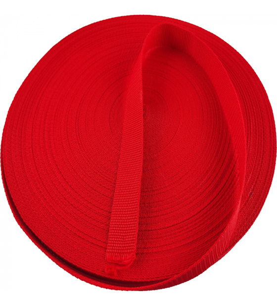 Polypropylénový popruh 30 mm červený (balení 50 m)