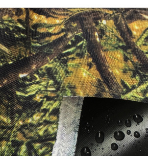 Nepromokavá látka Kodura PVC zátěr 600D, 360 g/m², šíře 150 cm, Les