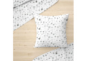 Dětská bavlněná látka Hvězdy multi Šedé na Bílém
