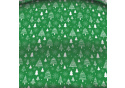 Vánoční látka, metráž 160 cm, vzor zelený