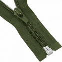 Zip spirálový Dělitelný Khaki 5 mm délka 150 cm