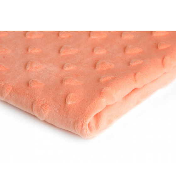 MINKY SRDÍČKA  barva lososevá 44