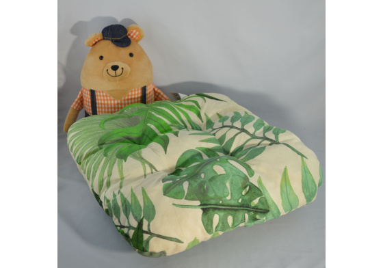 SEDÁK džungle na bílém 38X38