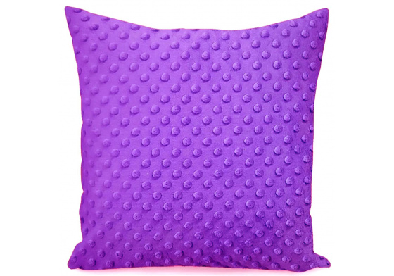 Povlak na polštářek mikroplyš 40X40 cm, barva Fialová
