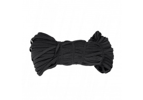 Guma pro šití oděvů černá 15 mm, balení 25 m