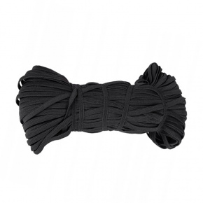 Guma pro šití oděvů černá 15 mm, balení 25 m