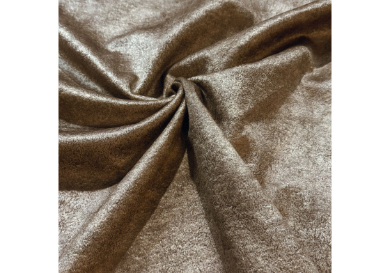 Velour upholstery fabric, Infinity, Bison