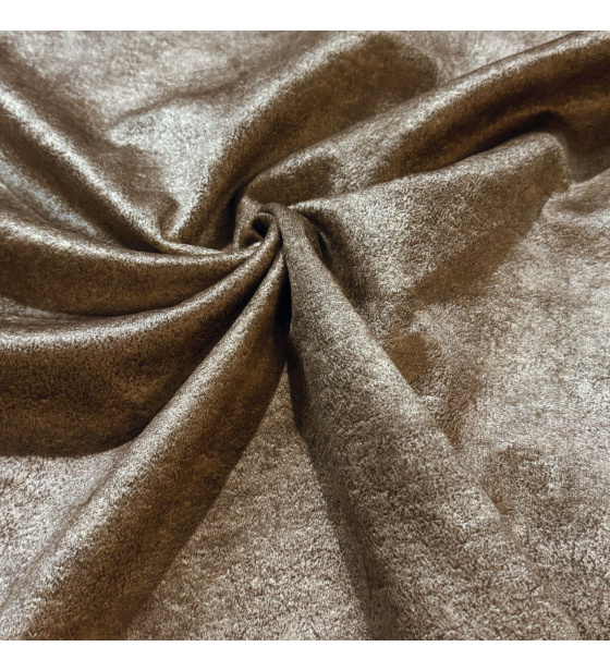 Velour upholstery fabric, Infinity, Bison