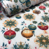 Vánoční bavlněná látka, metráž, šíře 160 cm, Vánoční Hračky na Bílém