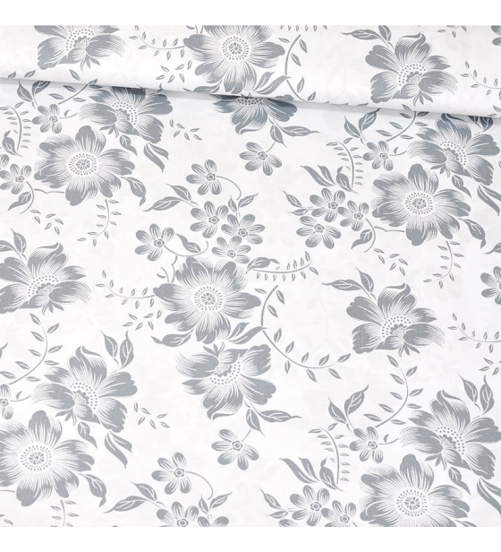 Dekorační dětská bavlněná látka vzor Rikardo na bílém