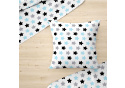 Dětská bavlněná látka Perníky Modré na Bílém