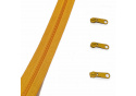 Fermeture à glissière en spirale jaune 5 mm au métre