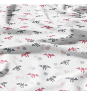 Bavlněné látky, metráž. Netopýr na Bílém