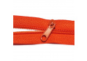 Zip spirálový pomerančový 5 mm metráž